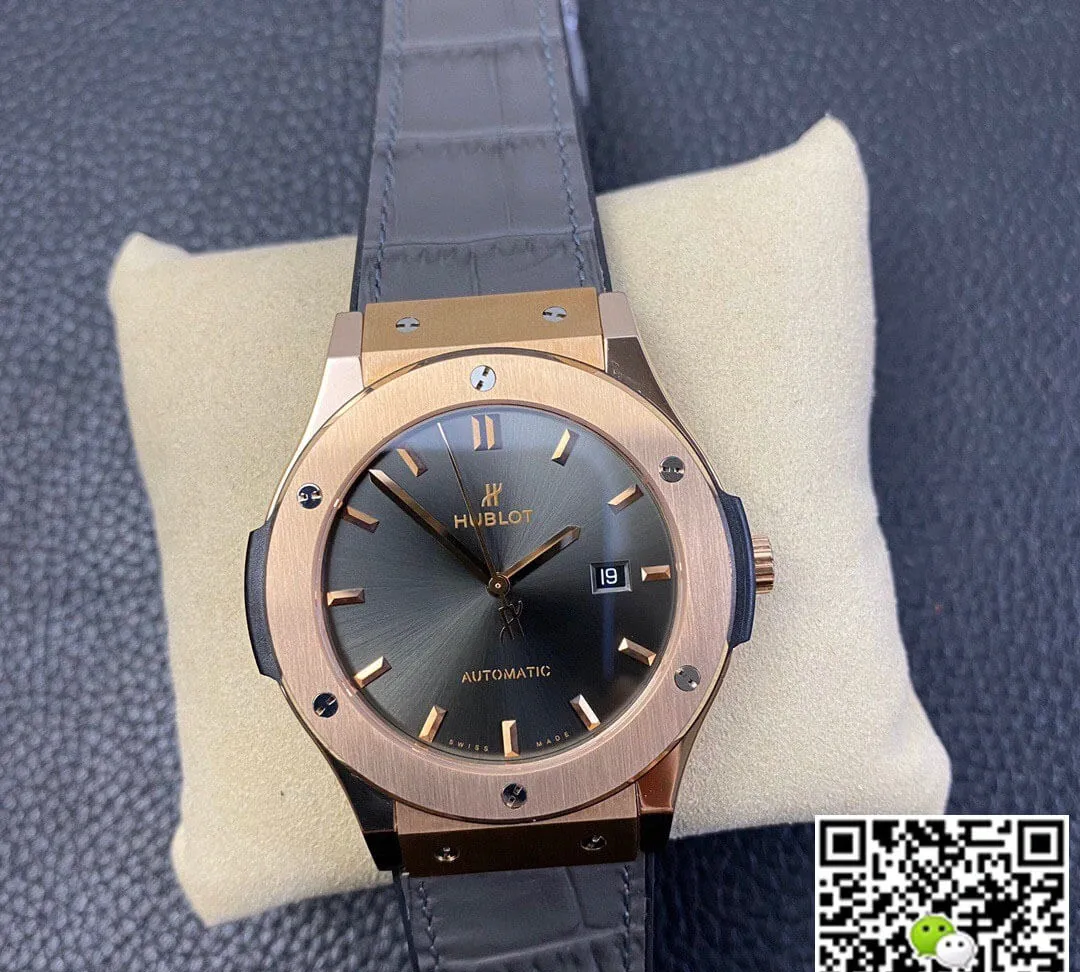 Hublot Classic Fusion 542.OX.7081.LR 42MM WWF Factory 1:1 Best Edition Replica Watch Gray Strap